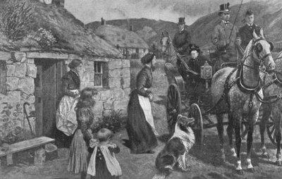 La reine Victoria et ses locataires des Highlands, vers 1870, 1901 - Unbekannt