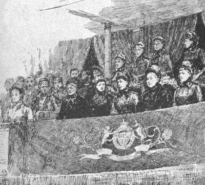 La reine Victoria à la représentation de... Mors et Vita à l