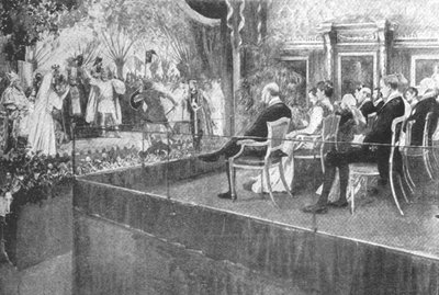 La reine Victoria écoutant Lohengrin au château de Windsor pour son quatre-vingtième anniversaire, 1899, 1901 - Unbekannt