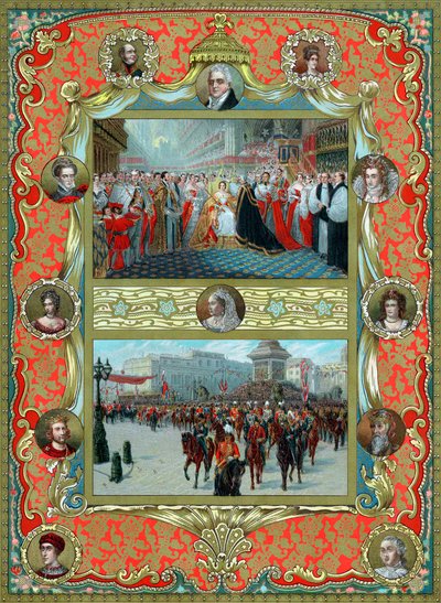 Couronnement de la reine Victoria, 1837 et jubilé d