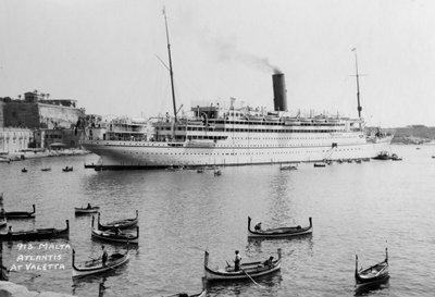 RMS Atlantis, Valetta, Malte, vers 1929-1939 - Unbekannt