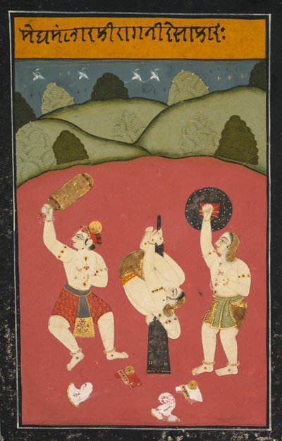 Ragini Desakh de Meghamalhar, vers 1770-1790 - Unbekannt
