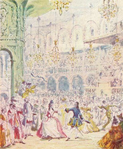 Randulph et Hilda dansant dans la Rotonde des Jardins de Ranelagh - Unbekannt