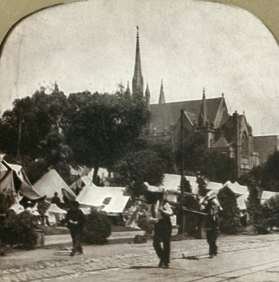 Camp de réfugiés à Jefferson Square, 1906 - Unbekannt