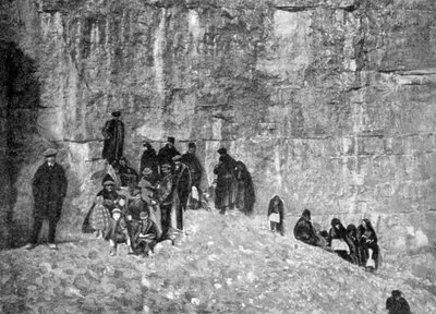Réfugiés, hauteurs de Belleville, pendant le bombardement de Verdun, France, Première Guerre mondiale, 1916 - Unbekannt