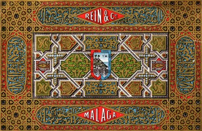 Rein & Co Malaga wine, 19e siècle - Unbekannt