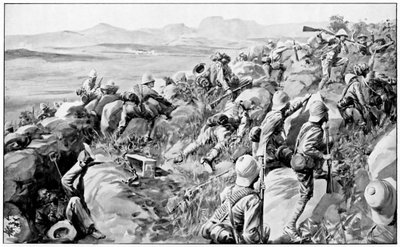 Relief de Ladysmith - la dernière ruée à Hlangwane Hill, 19 février 1900 - Unbekannt