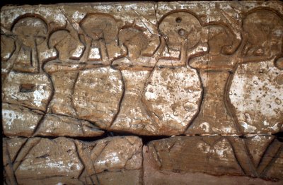 Relief de soldats, Temple de Ramsès III, Medinat Habu, Louxor, Égypte, XIIe siècle av. J.-C. - Unbekannt