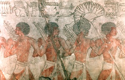 Relief avec des soldats, temple de Hatchepsout - Unbekannt