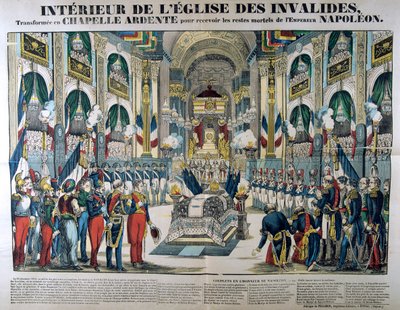 Les restes de Napoléon Ier sont amenés aux Invalides à Paris, 15 décembre 1840, 19e siècle - Unbekannt