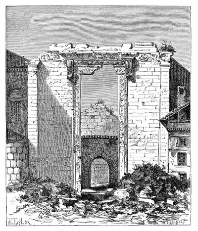 Vestiges du temple d