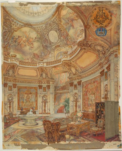 Rendu de la Grande Galerie d