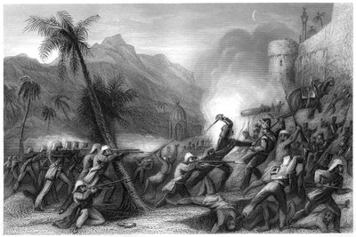 Repousser une sortie avant Delhi, 1857, vers 1860 - Unbekannt
