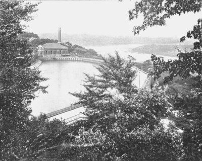 Réservoir, Eden Park, Cincinnati, Ohio, USA, vers 1900 - Unbekannt