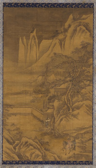 Retour à la maison sous la neige, dynastie Ming, 16ème siècle - Unbekannt