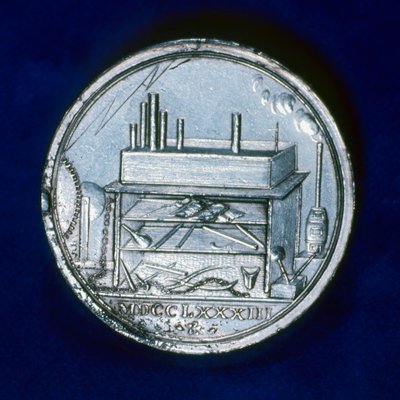 Revers de la médaille commémorative pour Joseph Priestley, chimiste anglais, 1803 - Unbekannt