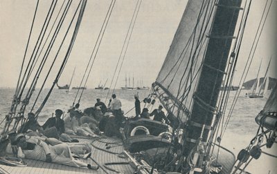 Les plus grands yachts de course britanniques concourent pendant la semaine de Cowes, 1937 - Unbekannt