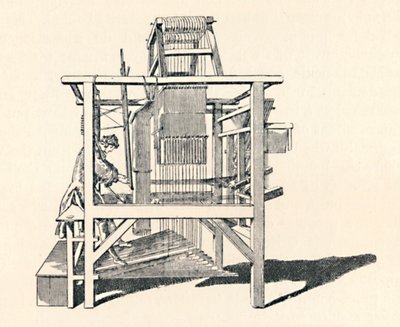 Tisserand de rubans à son métier - Unbekannt