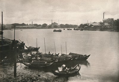 Moulins à riz sur le ruisseau Poozoondoung, Rangoon, 1900 - Unbekannt