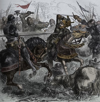 Richard III à Bosworth, 22 août 1485, vers 1880 - Unbekannt