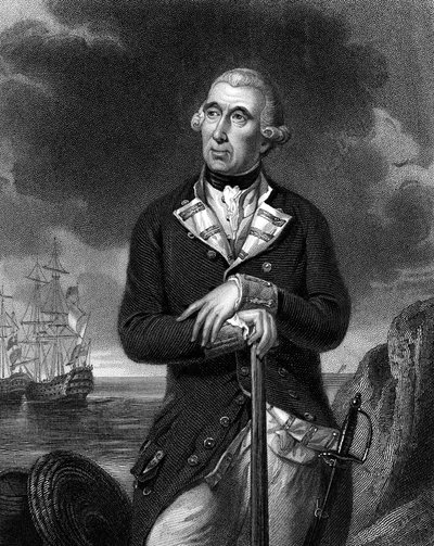 Richard Kempenfelt 1718-1782, officier naval anglais d