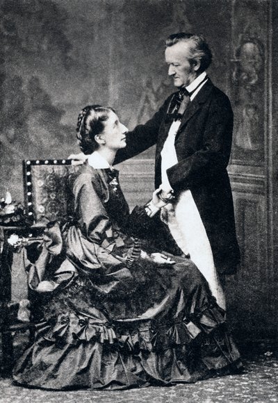 Richard et Cosima Wagner, fin du 19e siècle - Unbekannt
