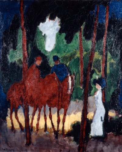 Cavaliers dans le bois de Boulogne, vers 1904 - Unbekannt