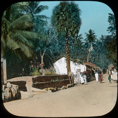 Route de Colombo à Galle, Colombo, Ceylan, fin 19e ou début 20e siècle - Unbekannt