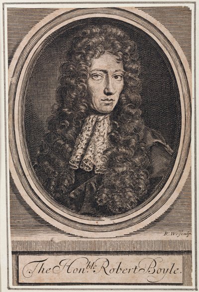 Robert Boyle, physicien et chimiste irlandais, vers 1680 - Unbekannt