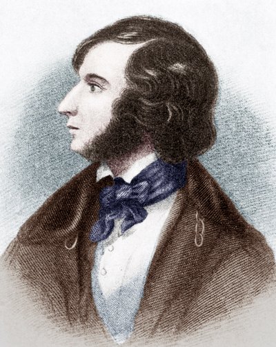 Robert Browning - portrait du poète et dramaturge anglais - Unbekannt