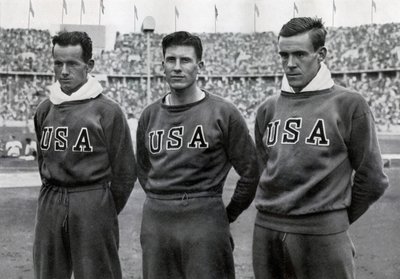 Robert Clark, Glenn Morris, John Parker, décathloniens américains, Jeux olympiques de Berlin - Unbekannt