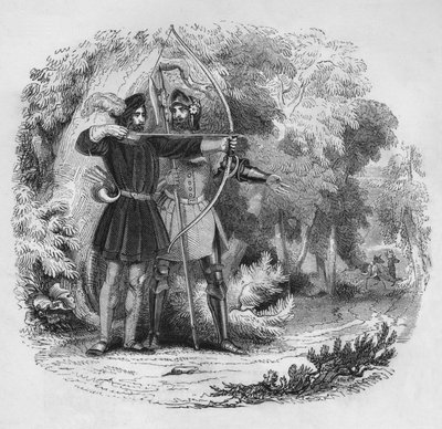Robin des Bois et Petit Jean, 1845 - Unbekannt