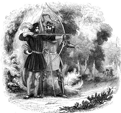Robin des Bois, héros légendaire anglais et hors-la-loi et champion des pauvres, début 19ème siècle - Unbekannt