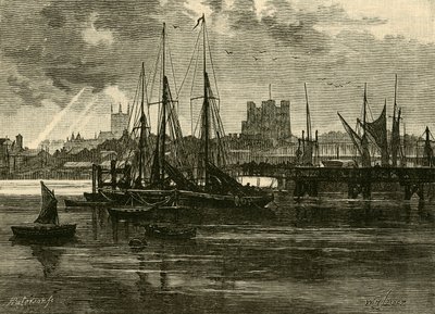 Rochester, depuis la Medway, 1898 - Unbekannt