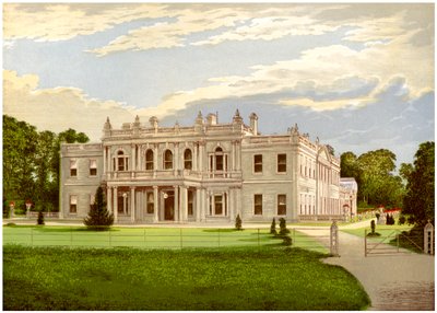Rolleston Hall, Staffordshire, maison du baronnet Mosley, vers 1880 - Unbekannt