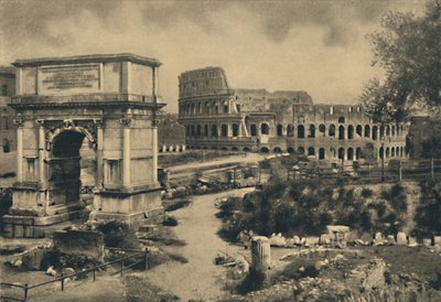 Rome - Arc de Titus - Le Colisée, 1910 - Unbekannt