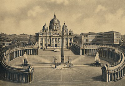 Rome - Basilique et place de Saint-Pierre. Palais du Vatican, 1910 - Unbekannt