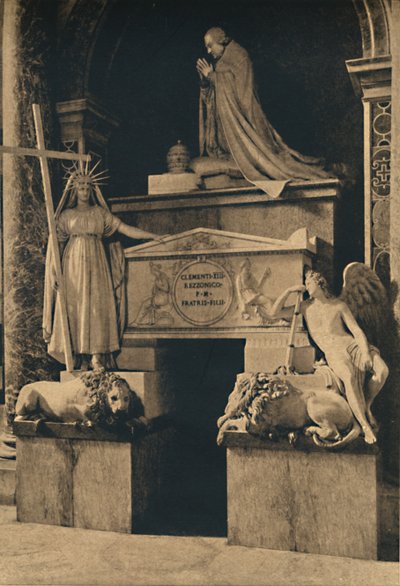 Rome - Basilique Saint-Pierre - Tombe de Clément XIII, par Canova, 1910 - Unbekannt