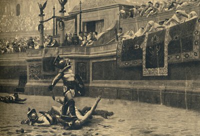 Rome - Colisée - Pouce baissé dans un combat de gladiateurs, 1910 - Unbekannt