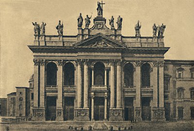 Rome - Façade de la basilique Saint-Jean-de-Latran Ales. Galilei, 1734, 1910 - Unbekannt
