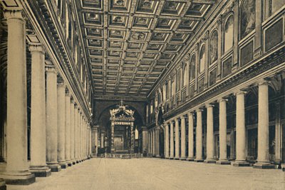 Roma - S. Maria Maggiore. Nef principale, 1910 - Unbekannt
