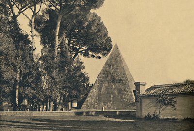 Rome - Pyramide funéraire de Caius Cestius - Porte de Saint-Paul sur la route d