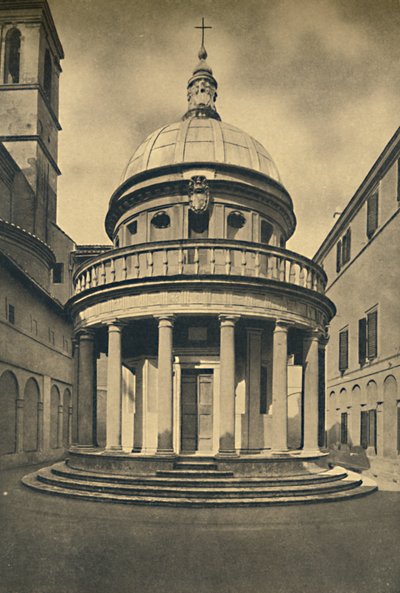 Rome - Temple par Bramante dans les cloîtres de S. Pietro in Montorio sur la colline du Janicule, 1910 - Unbekannt