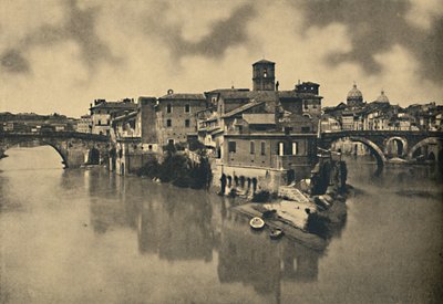 Rome - Île Tibérine et les anciens ponts Cestius et Fabricius, 1910 - Unbekannt