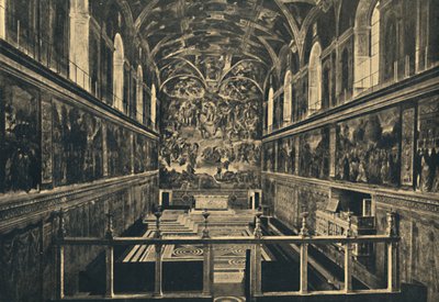 Rome - Palais du Vatican - La Chapelle Sixtine, fondée par Sixte IV en 1483, 1910 - Unbekannt