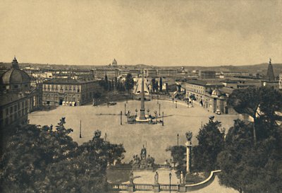 Rome - Vue du jardin Pincian : Place des Peupliers, 1910 - Unbekannt