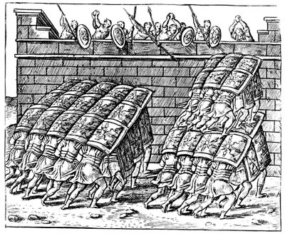 Soldats romains attaquant une forteresse, 1605 - Unbekannt