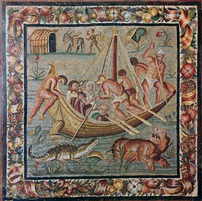Mosaïque murale romaine d