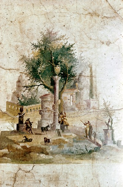 Peinture murale romaine d