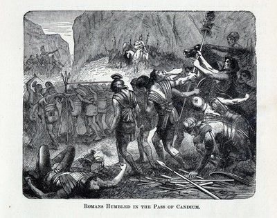 Les Romains humiliés dans le défilé de Caudium, 1882 - Unbekannt